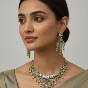 American Diamond Necklace Set